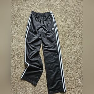 Adidas Black Joggers with Elastic Ankle Cuffs
